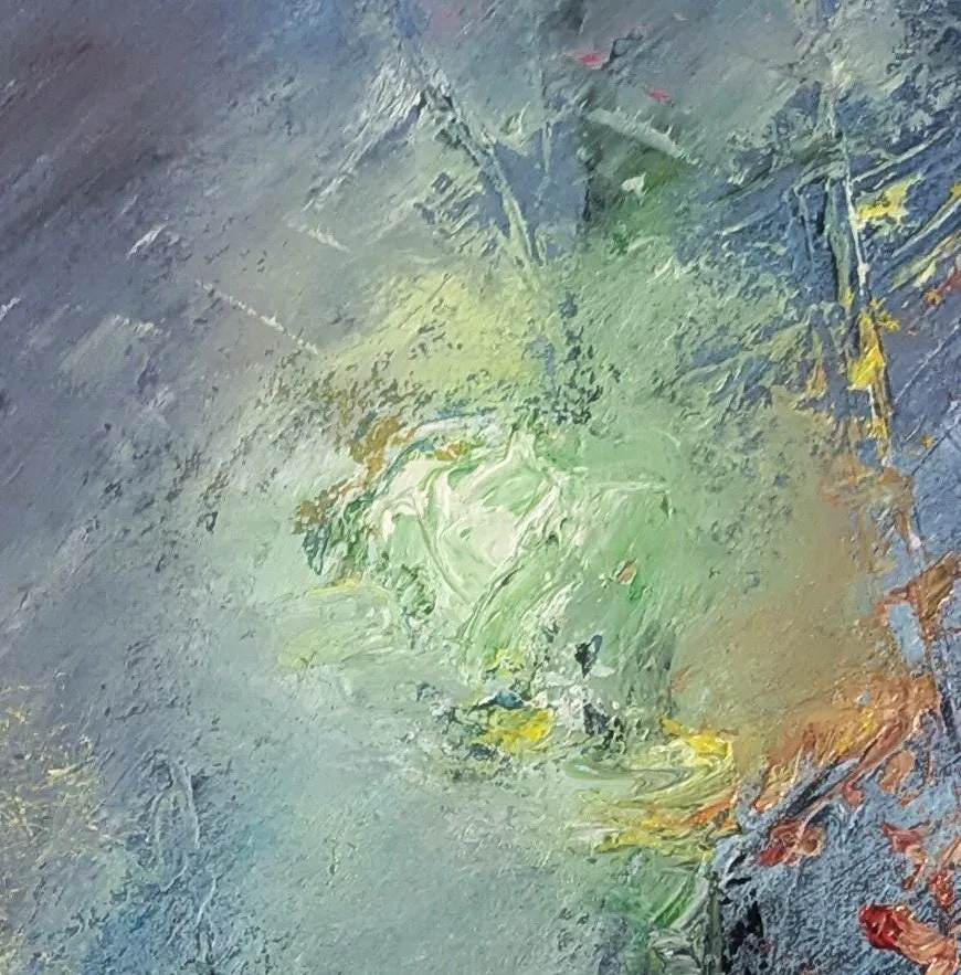 Wanderers Between Worlds — original impressionist oil painting by Volodymyr Myriyevskyy, 16'' x 24'' (40 x 60 cm), vertical orientation — photo 5