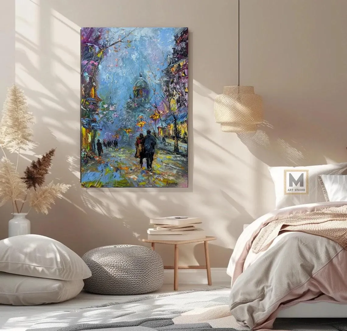 A Wonderful Walk — original impressionist oil painting by Volodymyr Myriyevskyy, 16''x 24'' / 40cmx60cm — photo 5