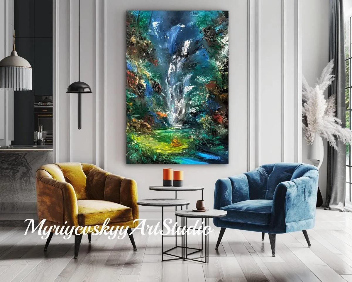 Monk meditating — original impressionist oil painting by Volodymyr Myriyevskyy, 16''x24'' / 60x40cm — photo 3