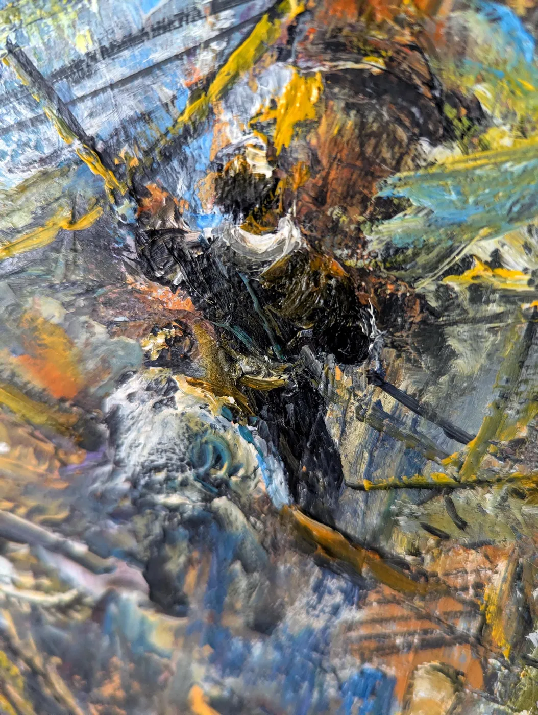 A Man’s Work at Sea — original impressionist oil painting by Volodymyr Myriyevskyy, 16''x 24'' / 60x40cm