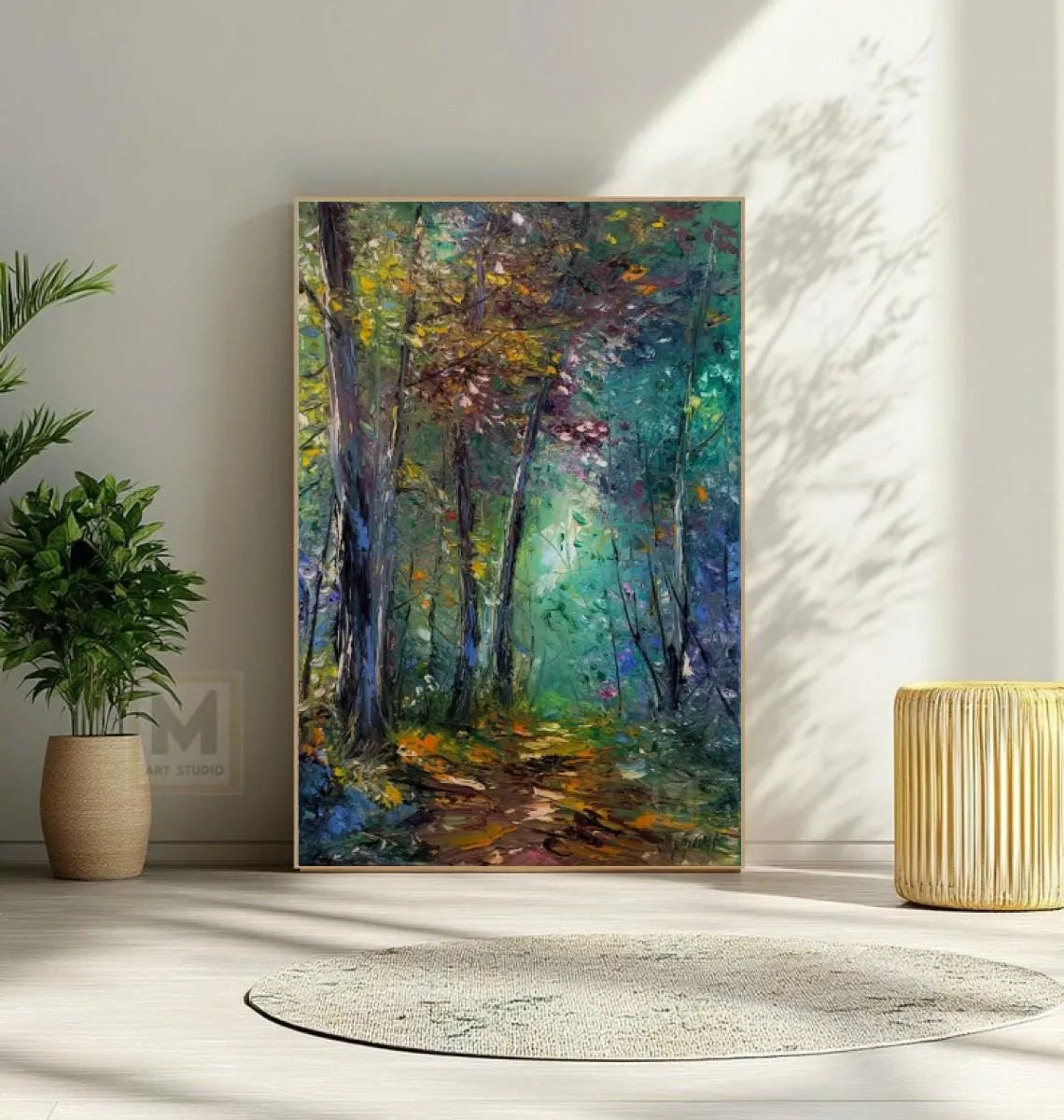 Forest Dream — original impressionist oil painting by Volodymyr Myriyevskyy, 16''x 24'' ( 40cmx60cm ) — photo 2