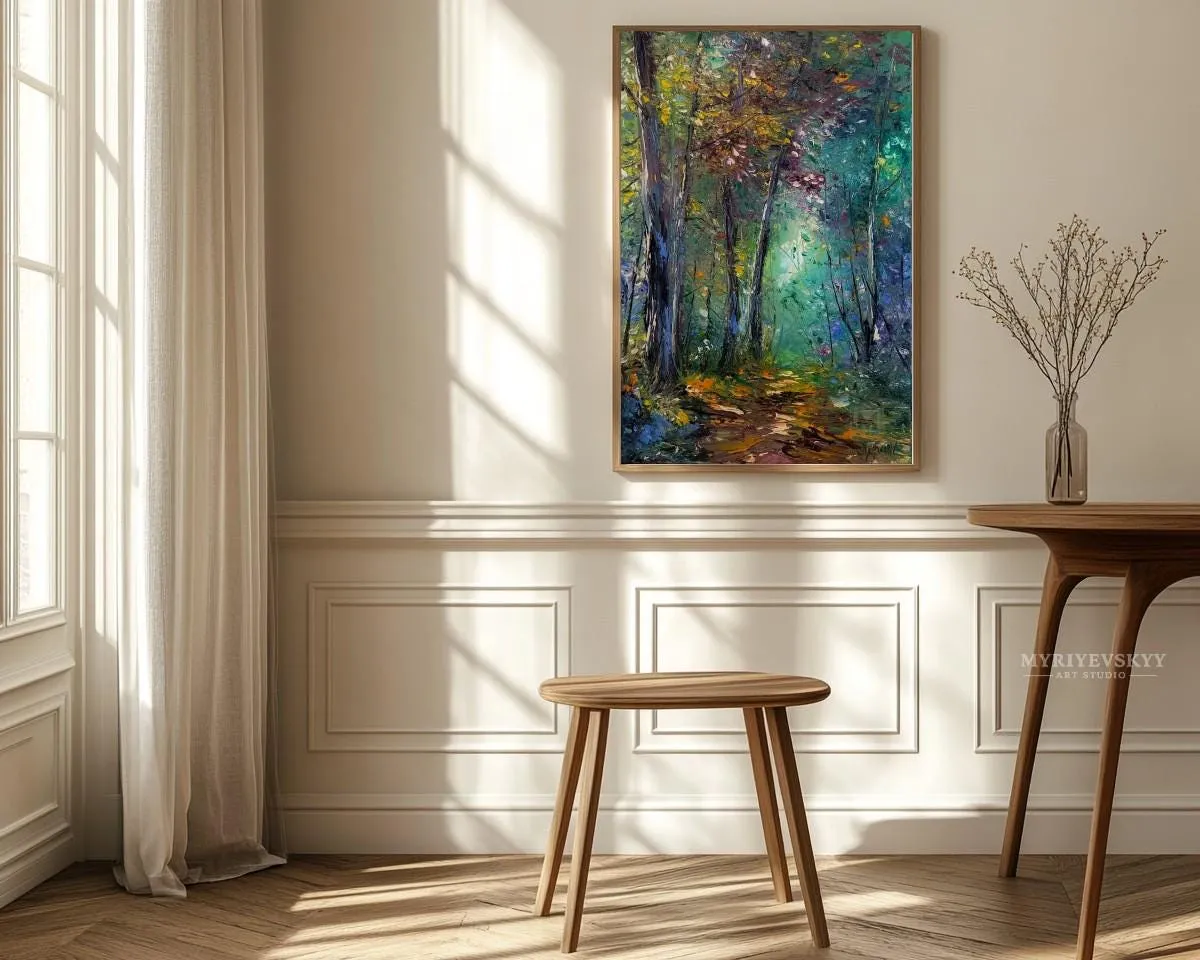 Forest Dream — original impressionist oil painting by Volodymyr Myriyevskyy, 16''x 24'' ( 40cmx60cm ) — photo 3