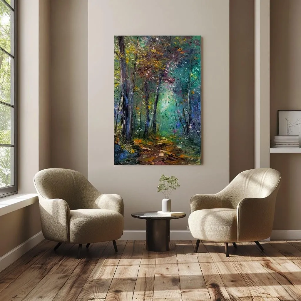 Forest Dream — original impressionist oil painting by Volodymyr Myriyevskyy, 16''x 24'' ( 40cmx60cm ) — photo 6