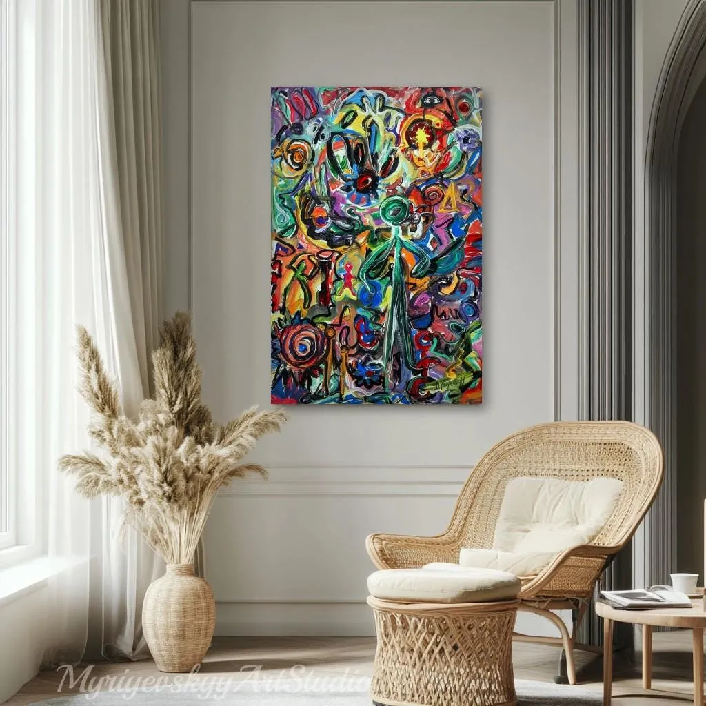 Content and Form — original impressionist oil painting by Volodymyr Myriyevskyy, 16'' x 24'' (40cm x 60cm) — photo 5