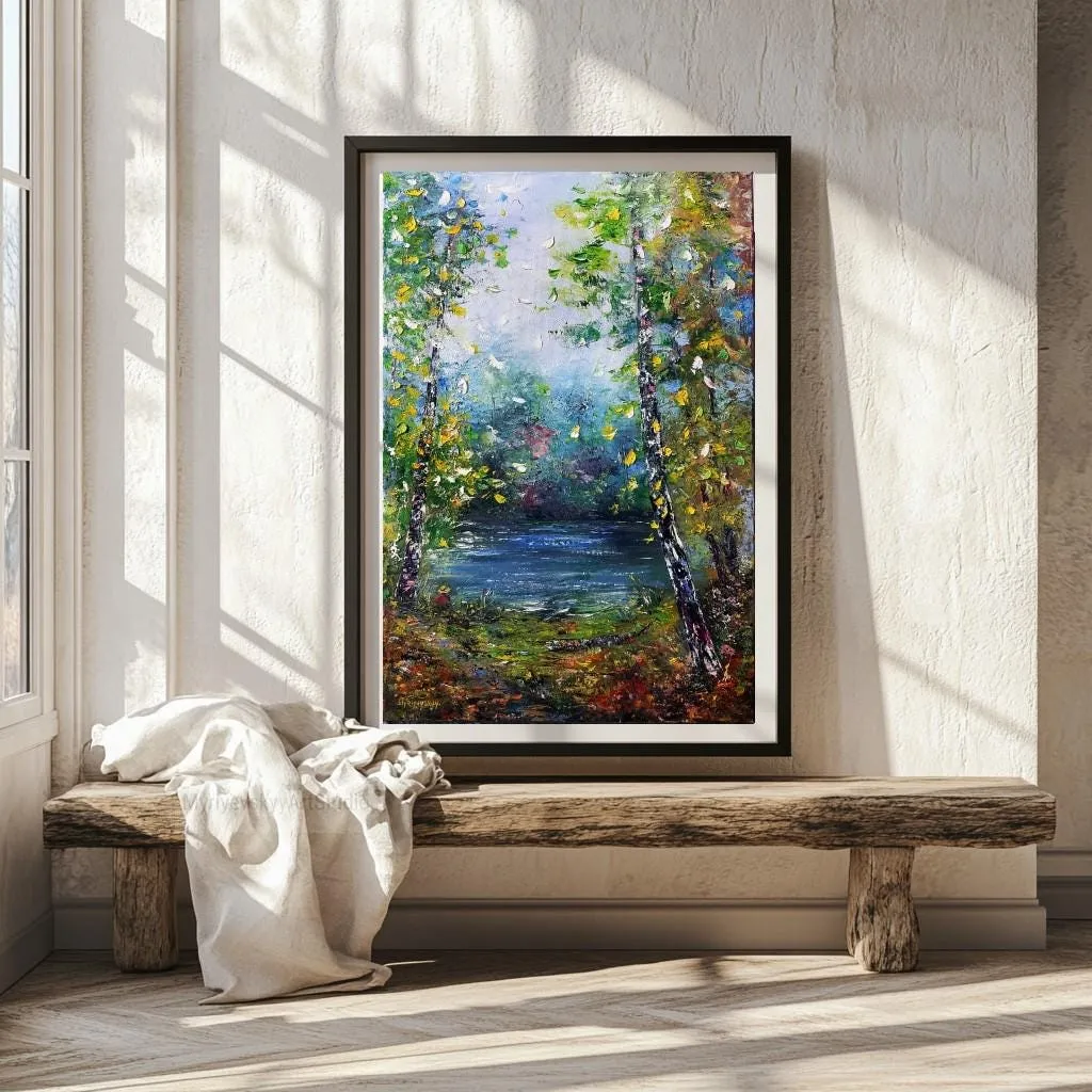 Small fisherman — original impressionist oil painting by Volodymyr Myriyevskyy, 16''x 24'' (40 x 60cm) — photo 2