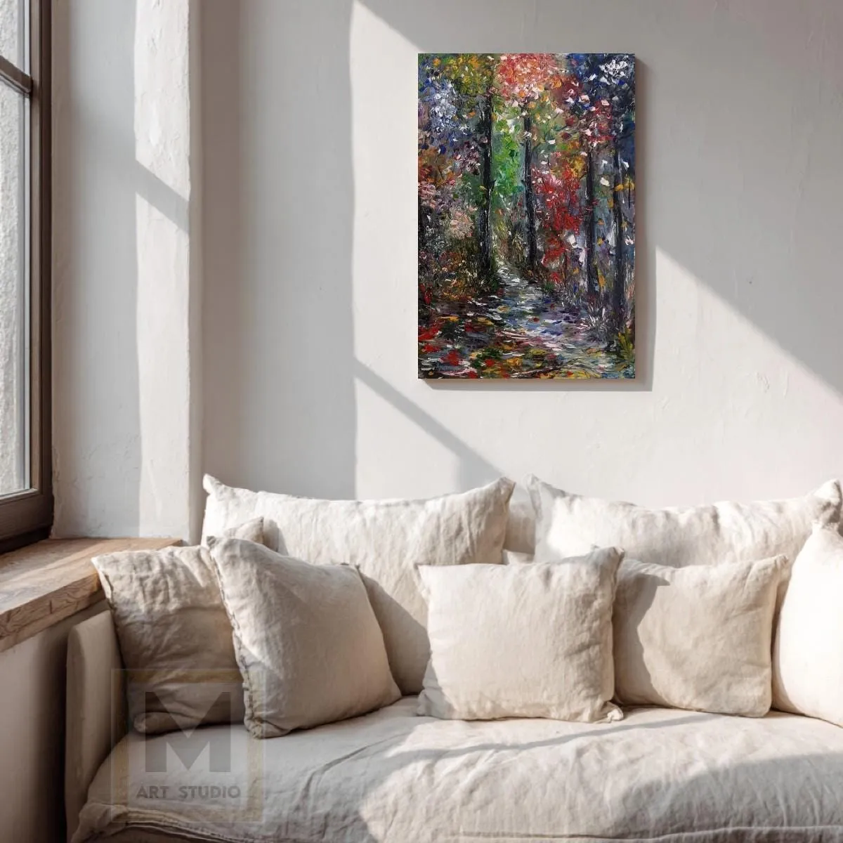 Forest of Dreams — original impressionist oil painting by Volodymyr Myriyevskyy, 16''x24'' (60x40cm) — photo 4