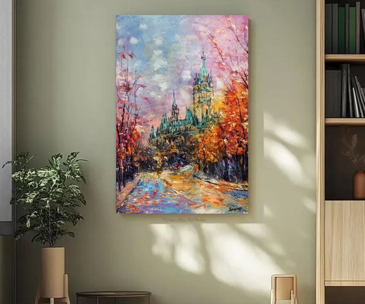 Golden Moment — original impressionist oil painting by Volodymyr Myriyevskyy, 16"x 24" / 40x60cm — photo 5