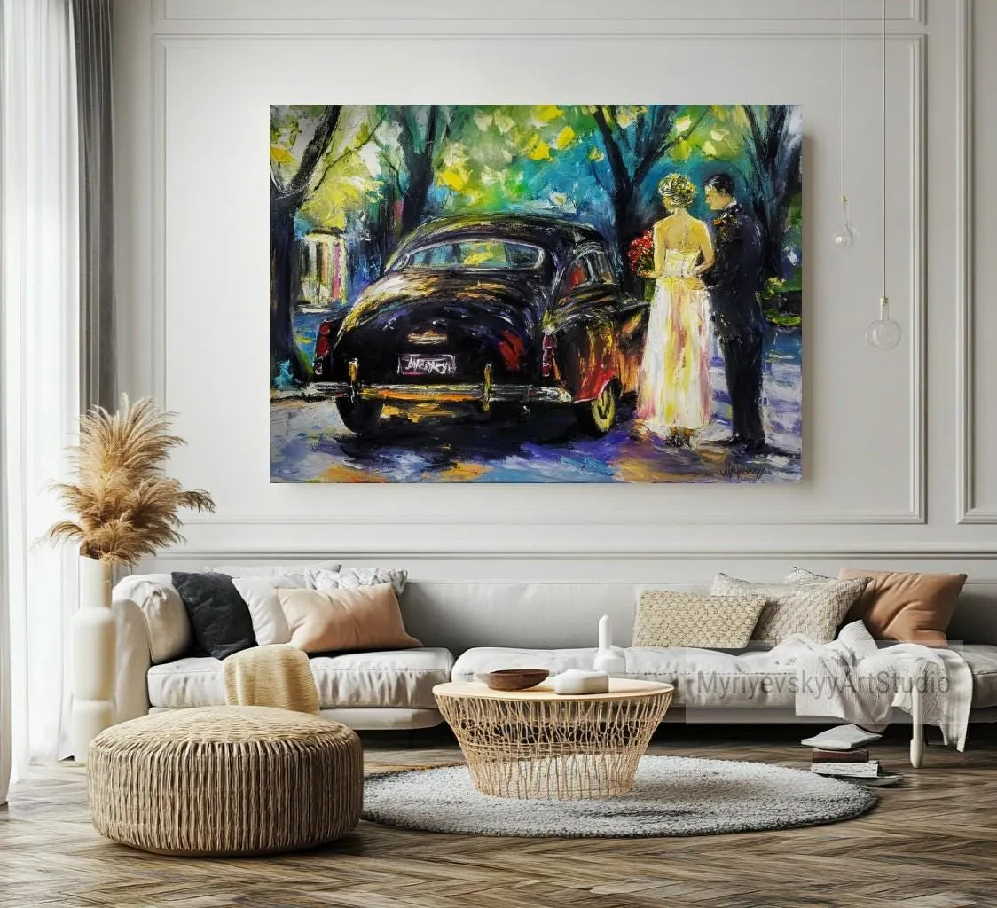 Classic Elegance — original impressionist oil painting by Volodymyr Myriyevskyy, 28'' x 20'' (70 cm x 50 cm) — photo 5