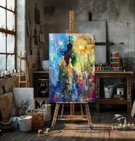 Holy Trinity — original impressionist oil painting by Volodymyr Myriyevskyy, 40 × 60 cm (16″ × 24″) — photo 4