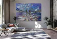 Riding a horse — original impressionist oil painting by Volodymyr Myriyevskyy, 70 × 50 cm (28″ × 20″) — photo 2