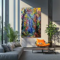 Enchanted Autumn Forest — original impressionist oil painting by Volodymyr Myriyevskyy, 40 × 60 cm (16″ × 24″) — photo 6