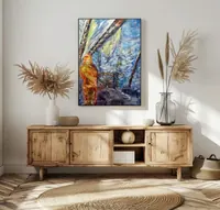 Storm at sea — original impressionist oil painting by Volodymyr Myriyevskyy, 50 × 70 cm (20″ × 28″) — photo 3