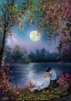 Enchanted Encounter — original oil painting by Volodymyr Myriyevskyy