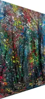 Fairy forest — original impressionist oil painting by Volodymyr Myriyevskyy, 40 × 60 cm (16″ × 24″) — photo 2