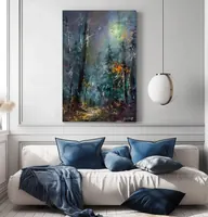 Wanderers Between Worlds — original impressionist oil painting by Volodymyr Myriyevskyy, 40 × 60 cm (16″ × 24″) — photo 3