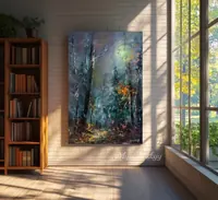 Wanderers Between Worlds — original impressionist oil painting by Volodymyr Myriyevskyy, 40 × 60 cm (16″ × 24″) — photo 4