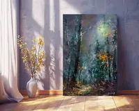 Wanderers Between Worlds — original impressionist oil painting by Volodymyr Myriyevskyy, 40 × 60 cm (16″ × 24″) — photo 5