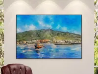 Summer Memory — original impressionist oil painting by Volodymyr Myriyevskyy, 90 × 60 cm (35″ × 24″) — photo 2