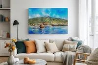 Summer Memory — original impressionist oil painting by Volodymyr Myriyevskyy, 90 × 60 cm (35″ × 24″) — photo 3