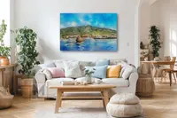 Summer Memory — original impressionist oil painting by Volodymyr Myriyevskyy, 90 × 60 cm (35″ × 24″) — photo 4