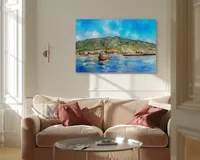 Summer Memory — original impressionist oil painting by Volodymyr Myriyevskyy, 90 × 60 cm (35″ × 24″) — photo 5