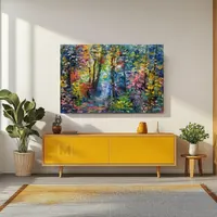 Forest of Dreams in Full Colour — original impressionist oil painting by Volodymyr Myriyevskyy, 60 × 40 cm (24″ × 16″) — photo 3