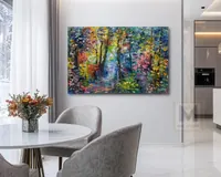 Forest of Dreams in Full Colour — original impressionist oil painting by Volodymyr Myriyevskyy, 60 × 40 cm (24″ × 16″) — photo 4