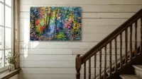 Forest of Dreams in Full Colour — original impressionist oil painting by Volodymyr Myriyevskyy, 60 × 40 cm (24″ × 16″) — photo 5