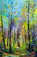 Magical Walk — original oil painting by Volodymyr Myriyevskyy