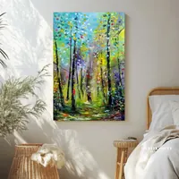 Magical Walk — original impressionist oil painting by Volodymyr Myriyevskyy, 40 × 60 cm (16″ × 24″) — photo 2