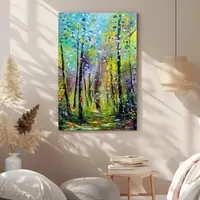 Magical Walk — original impressionist oil painting by Volodymyr Myriyevskyy, 40 × 60 cm (16″ × 24″) — photo 5