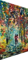 The Walk — original impressionist oil painting by Volodymyr Myriyevskyy, 40 × 60 cm (16″ × 24″) — photo 2