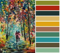 The Walk — original impressionist oil painting by Volodymyr Myriyevskyy, 40 × 60 cm (16″ × 24″) — photo 3