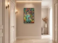 The Walk — original impressionist oil painting by Volodymyr Myriyevskyy, 40 × 60 cm (16″ × 24″) — photo 4