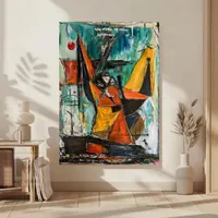 Opinion and Ghost — original impressionist oil painting by Volodymyr Myriyevskyy, 50 × 70 cm (20″ × 28″) — photo 2