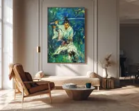 Spirit of the Warrior — original impressionist oil painting by Volodymyr Myriyevskyy, 40 × 60 cm (16″ × 24″) — photo 2
