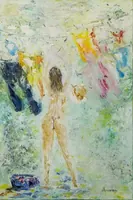 Between Wind and Silence — original oil painting by Volodymyr Myriyevskyy