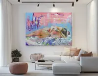 Harmony — original impressionist oil painting by Volodymyr Myriyevskyy, 70 × 50 cm (28″ × 20″) — photo 2