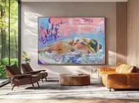 Harmony — original impressionist oil painting by Volodymyr Myriyevskyy, 70 × 50 cm (28″ × 20″) — photo 3