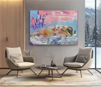 Harmony — original impressionist oil painting by Volodymyr Myriyevskyy, 70 × 50 cm (28″ × 20″) — photo 5