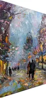 A Wonderful Walk — original impressionist oil painting by Volodymyr Myriyevskyy, 40 × 60 cm (16″ × 24″) — photo 6