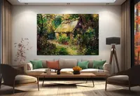 Afternoon Garden — original impressionist oil painting by Volodymyr Myriyevskyy, 60 × 40 cm (24″ × 16″) — photo 3