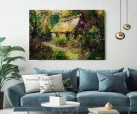 Afternoon Garden — original impressionist oil painting by Volodymyr Myriyevskyy, 60 × 40 cm (24″ × 16″) — photo 4
