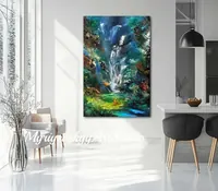 Monk meditating — original impressionist oil painting by Volodymyr Myriyevskyy, 40 × 60 cm (16″ × 24″) — photo 2