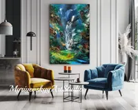 Monk meditating — original impressionist oil painting by Volodymyr Myriyevskyy, 40 × 60 cm (16″ × 24″) — photo 3