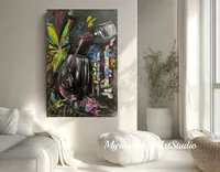 After the First Pour — original impressionist oil painting by Volodymyr Myriyevskyy, 60 × 40 cm (24″ × 16″) — photo 3