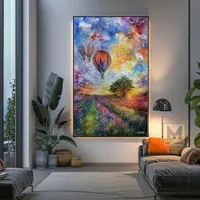 Flight to a dream — original impressionist oil painting by Volodymyr Myriyevskyy, 50 × 80 cm (20″ × 31″) — photo 2