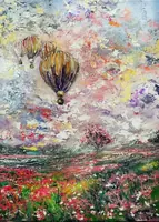 Fairytale Sky — original oil painting by Volodymyr Myriyevskyy