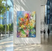 Morning Impression — original impressionist oil painting by Volodymyr Myriyevskyy, 50 × 70 cm (20″ × 28″) — photo 2