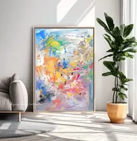 Landscape — original impressionist oil painting by Volodymyr Myriyevskyy, 50 × 70 cm (20″ × 28″) — photo 5